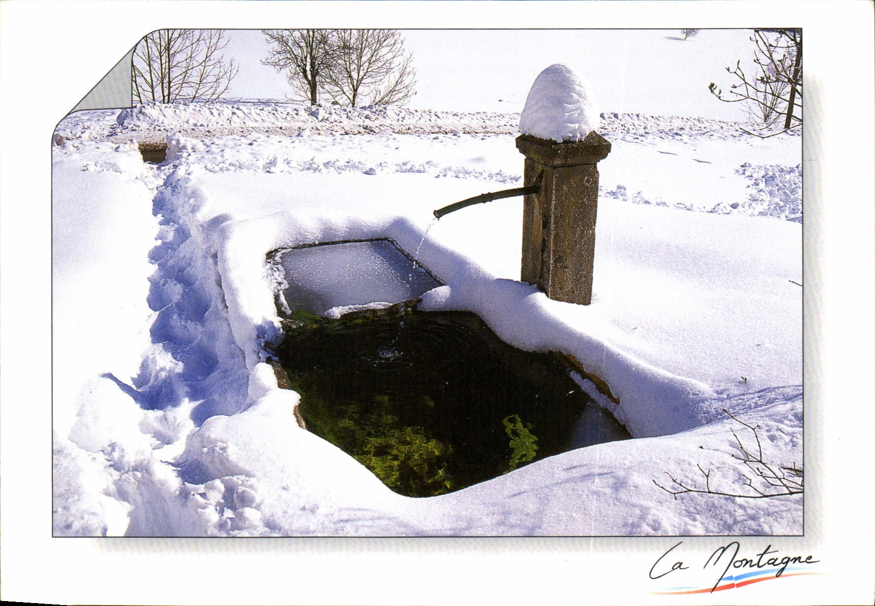 CPM La Montagne en Hiver 