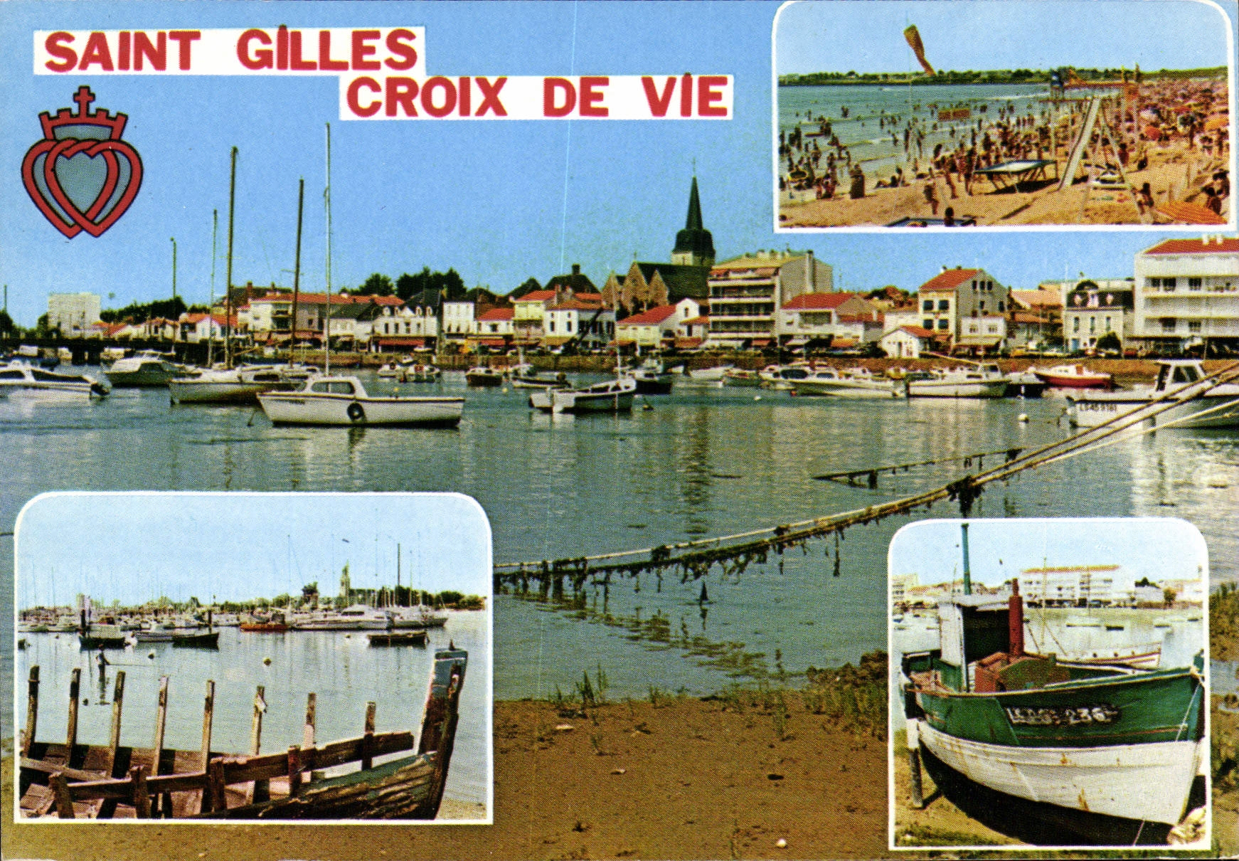 CPM Saint Gilles Croix de vie Bateaux