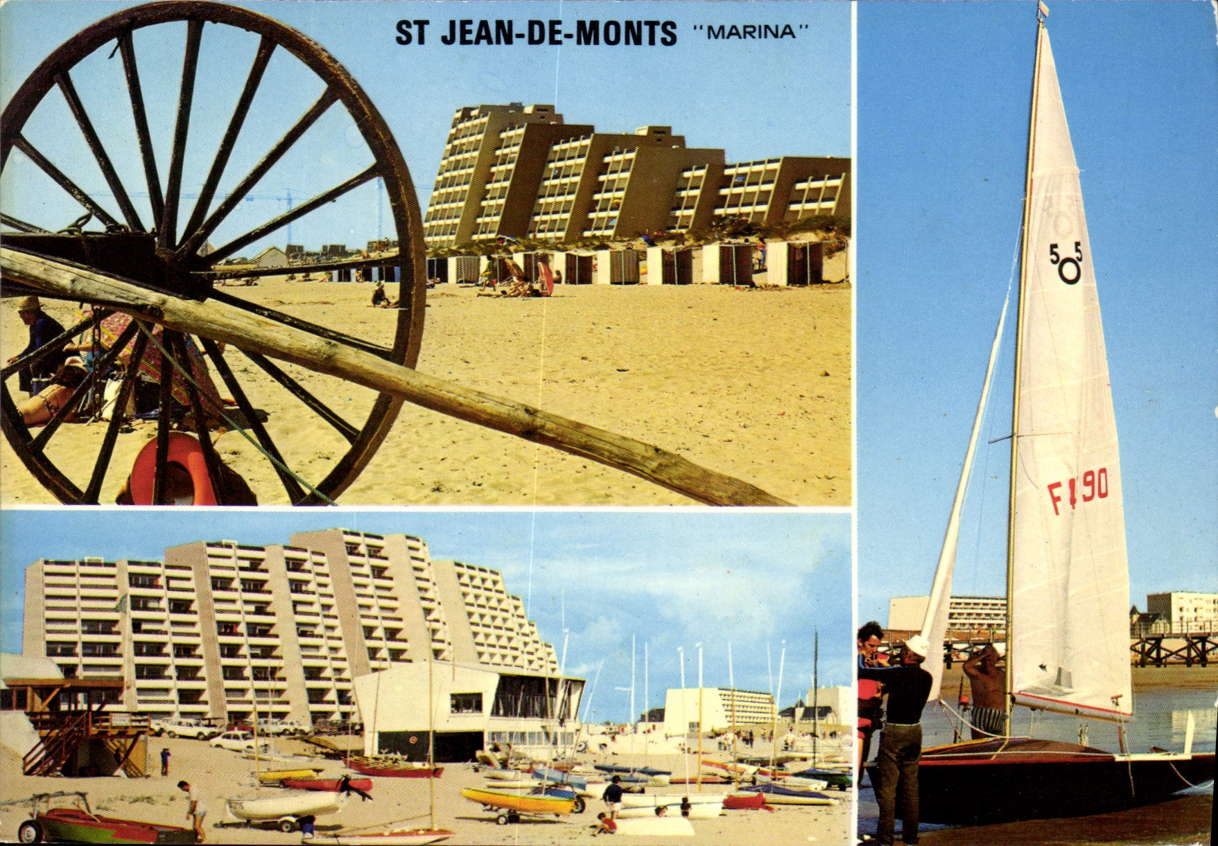 CPM La Vendee Touristique Saint Jean de Monts Bateau Catamaran