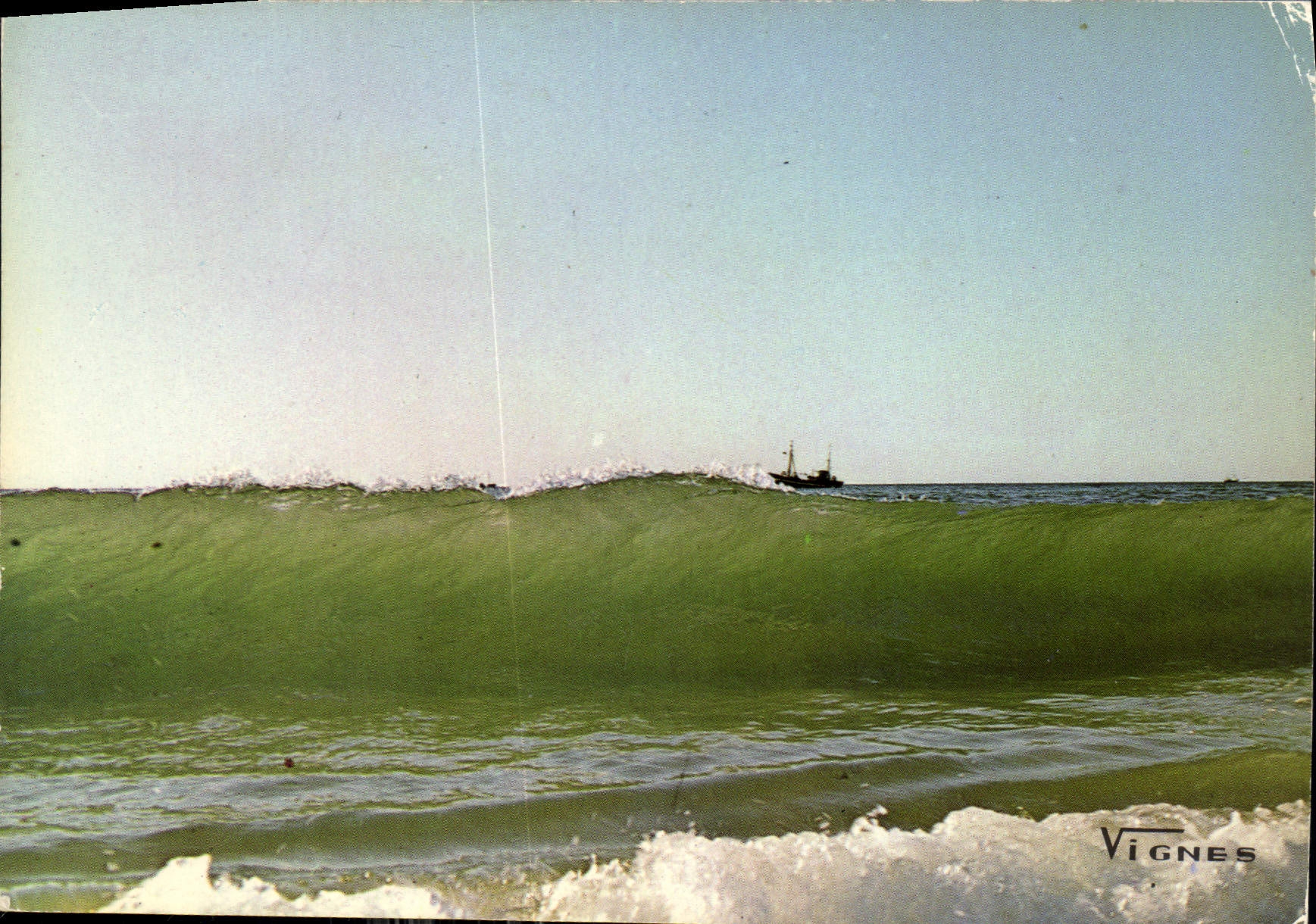 CPM Visage des Landes Quand la vague se souleve La mer toit de verdure est blanche sur les cretes
