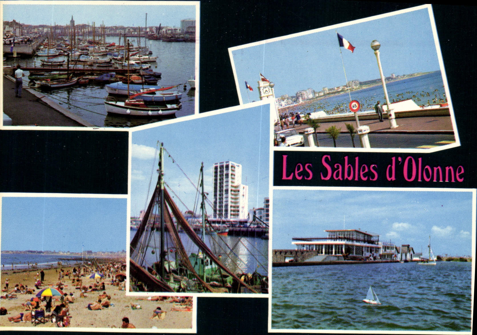 CPM Les Sables d'Olonne Le port de plaisance 
