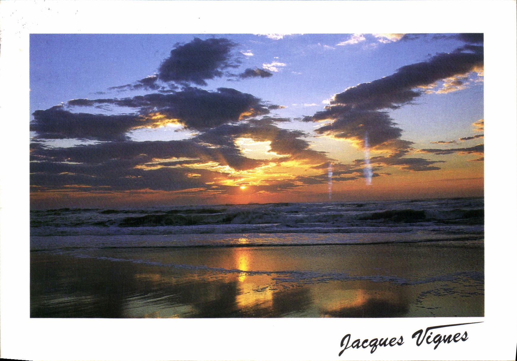CPM Visage des Landes Splendeur des couchers de soleil sur l'ocean Atlantique