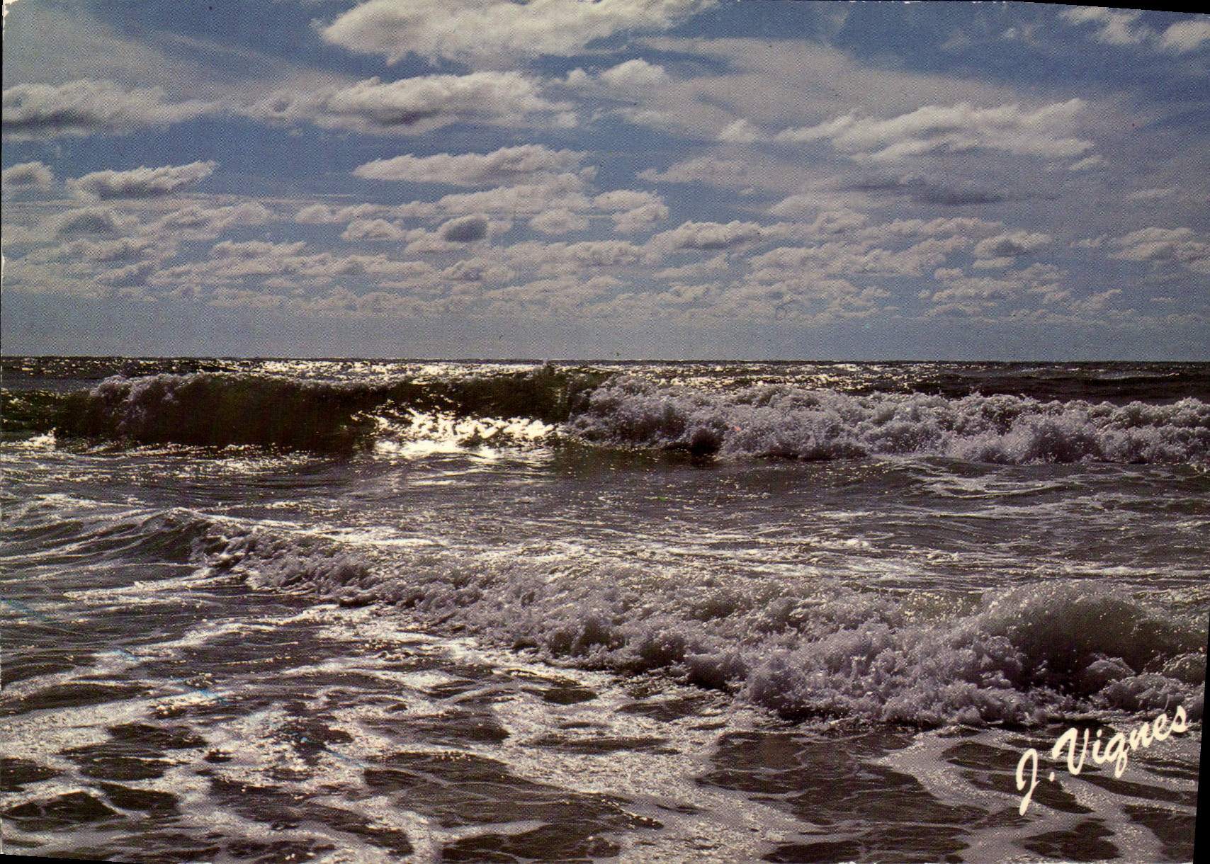 CPM Visage des Landes Reflets d'Argent sur l'Ocean Atlantique