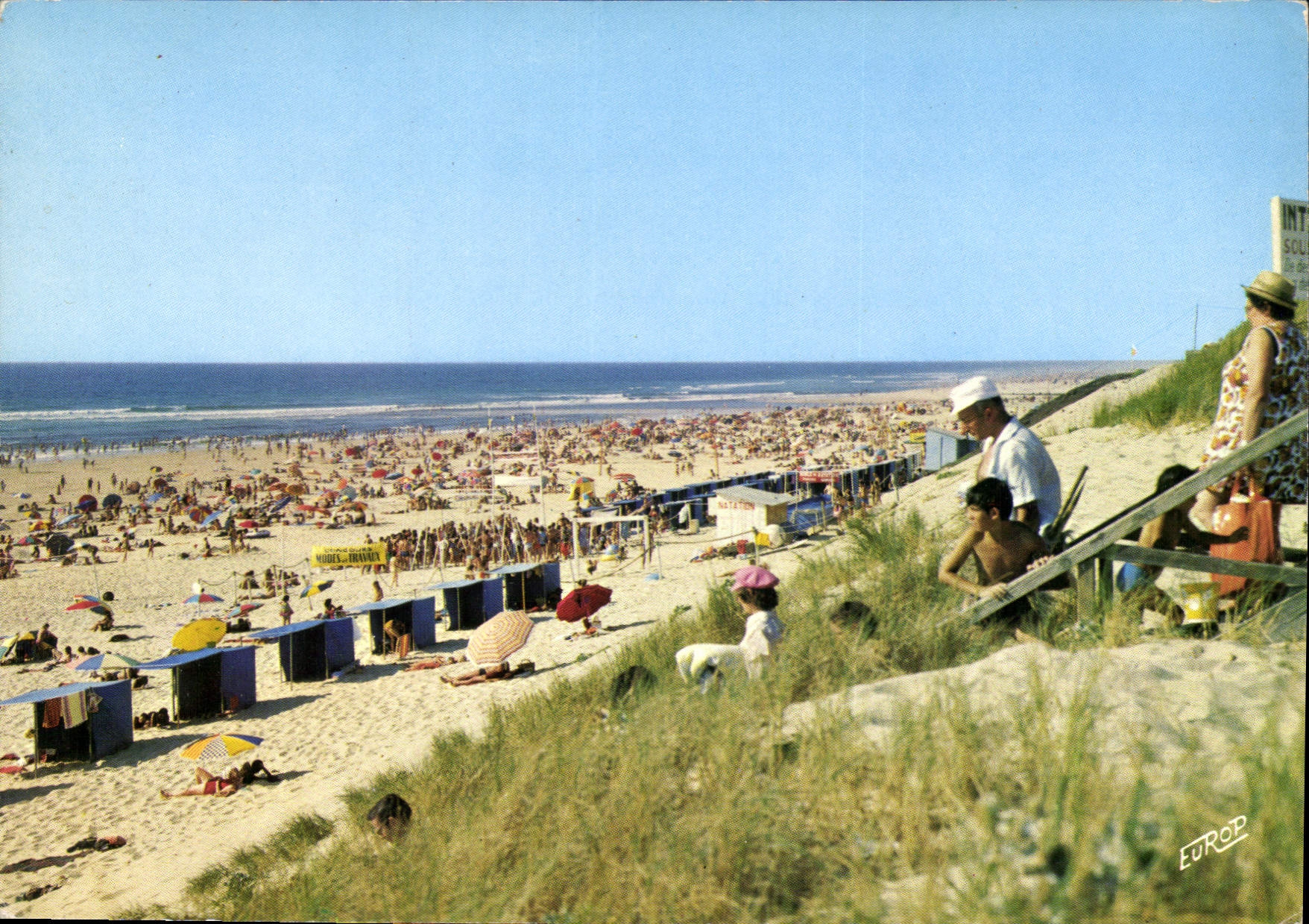 CPM Mimizan Plage Landes Descente sur la Plage Sud 