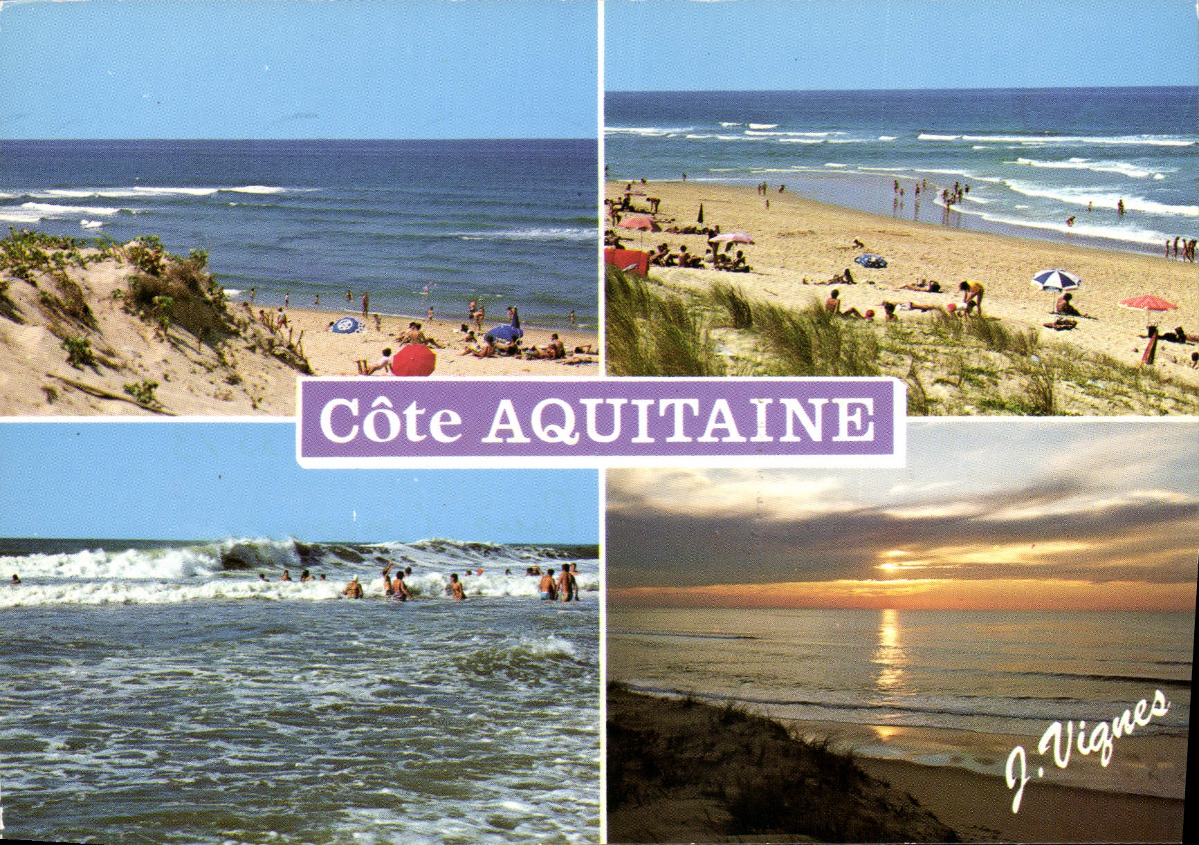 CPM Visage des Landes Les Landes au rythme des Vacances 