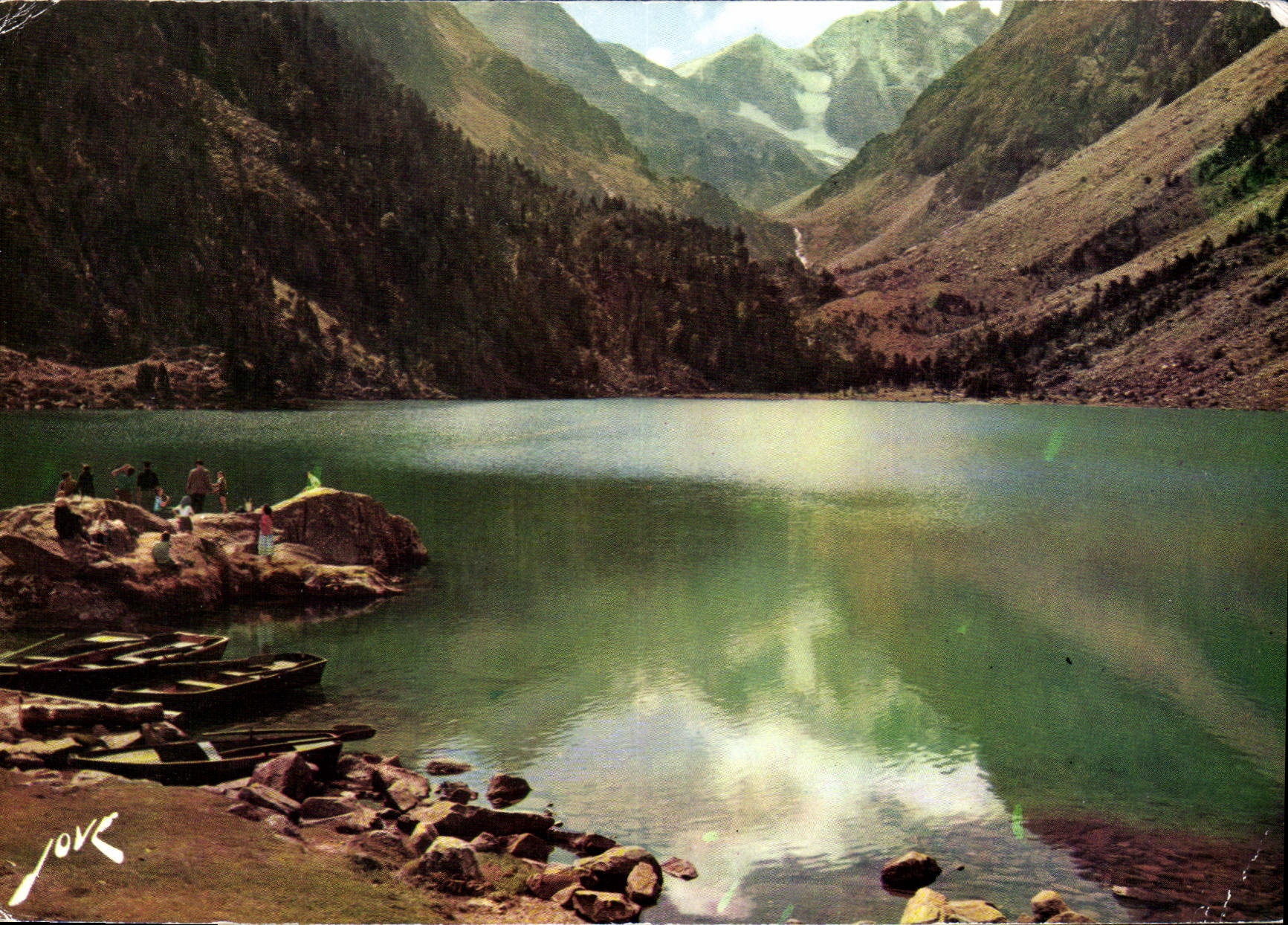 CPM Cauterets HP Le Lac de Gaube et le Vignemale 