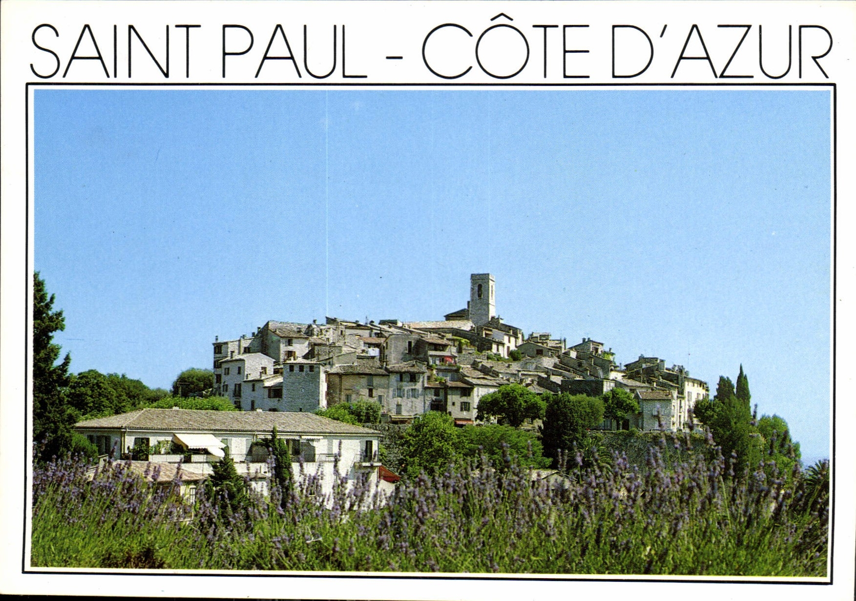 CPM Cote d'Azur French Riviera Saint Paul Cite des arts et des artistes 