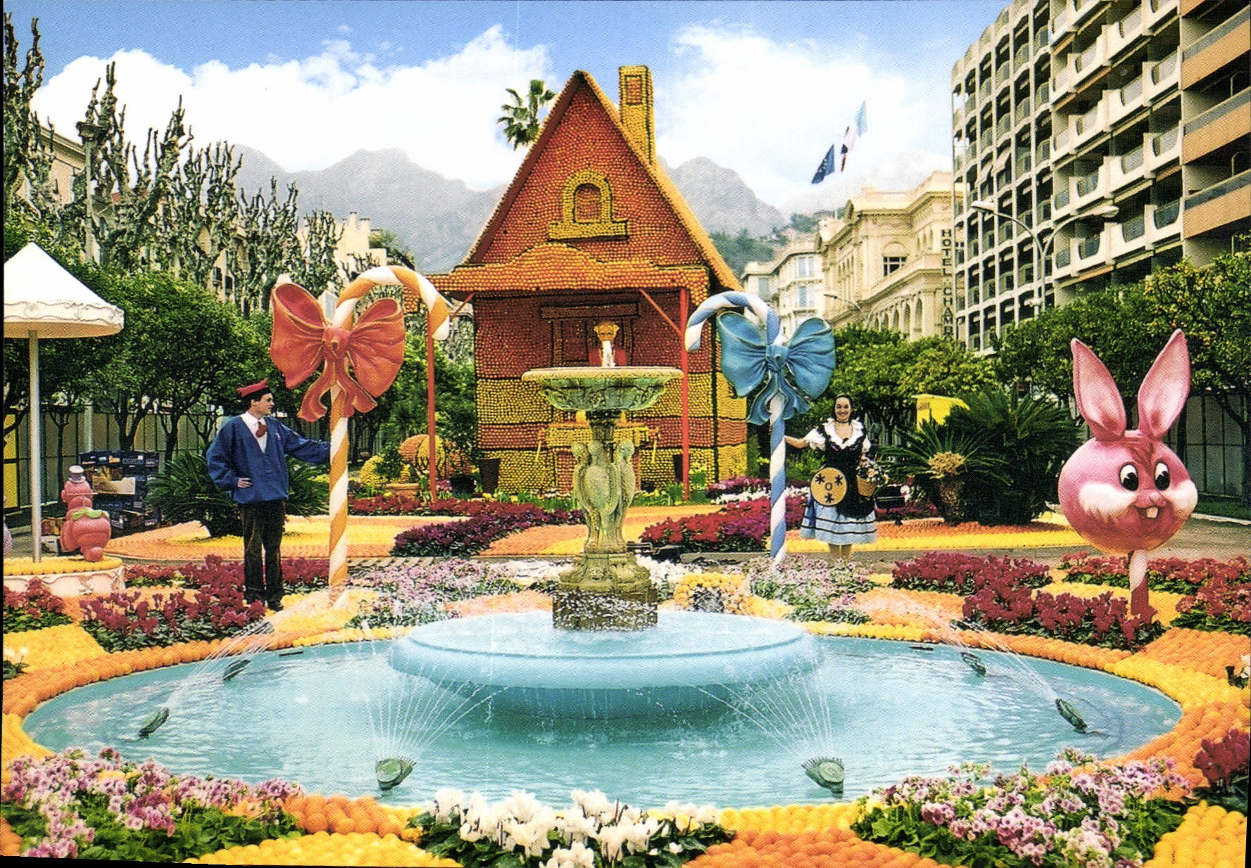 CPM Menton Cote d'Azur Fete du Citron Groupe Folklorique La Mentonnaise 