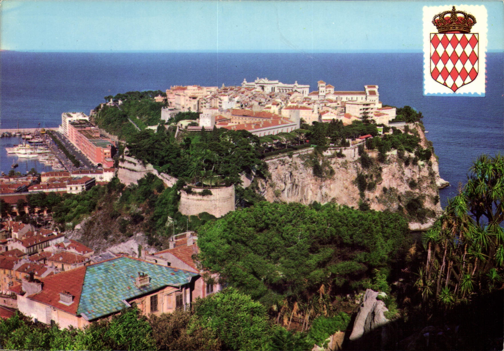 CPM Au Soleil de la Cote d'Azur Principaute de Monaco Le Port