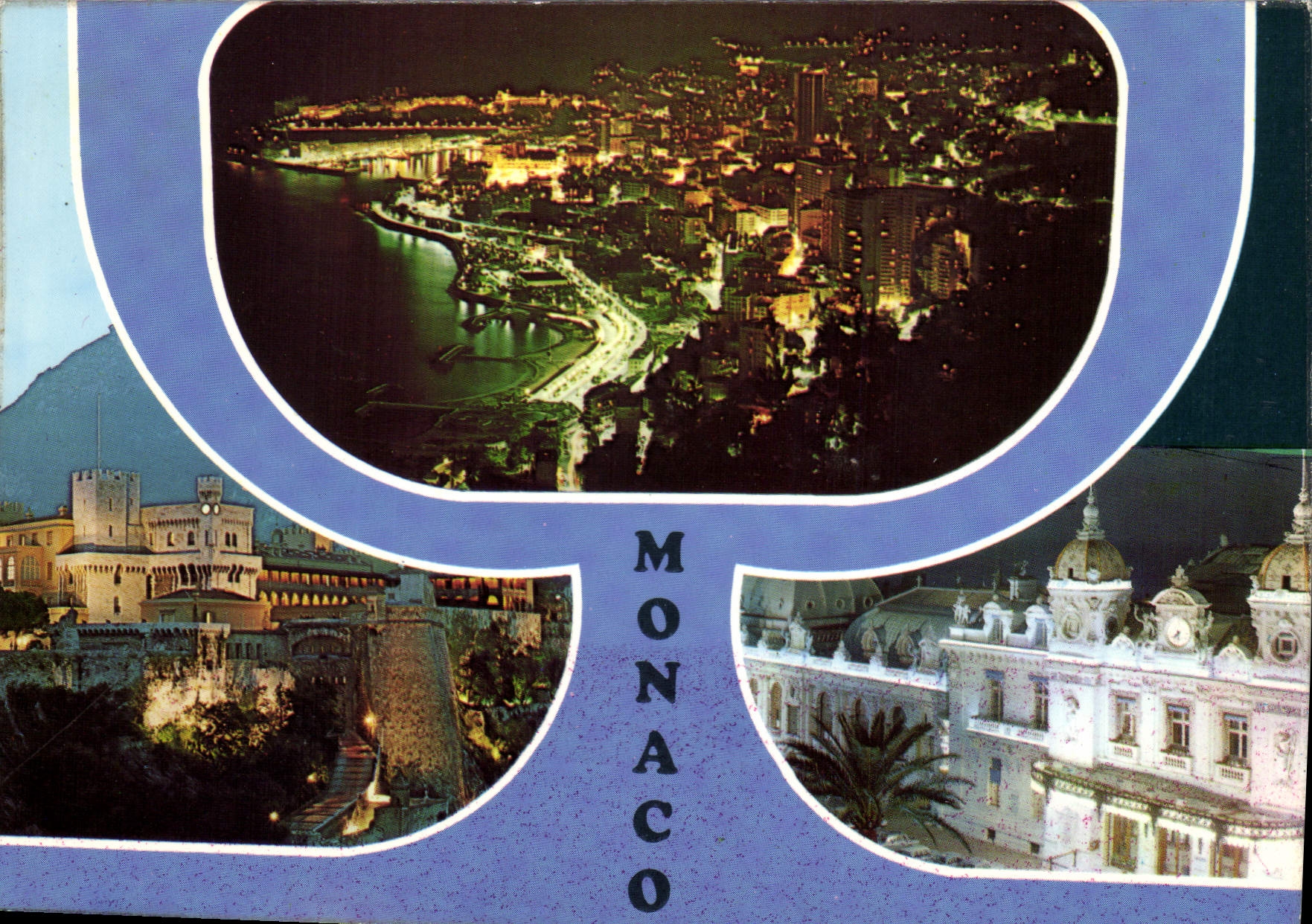 CPM Monaco Principaute de Monaco Vue generale de la principaute de Monaco 