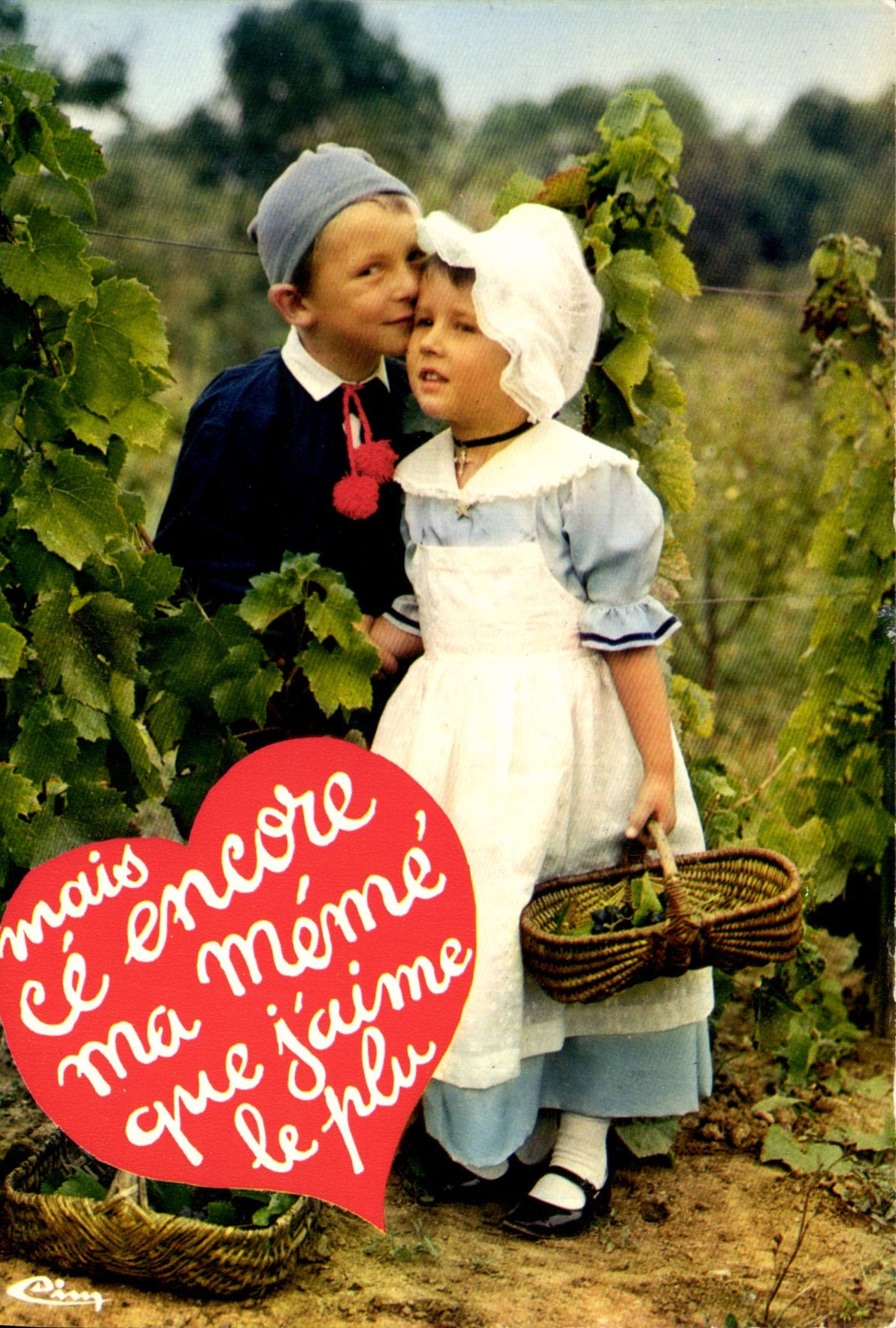 CPM Vins et Gastronomie Enfants A l'ombre des corps