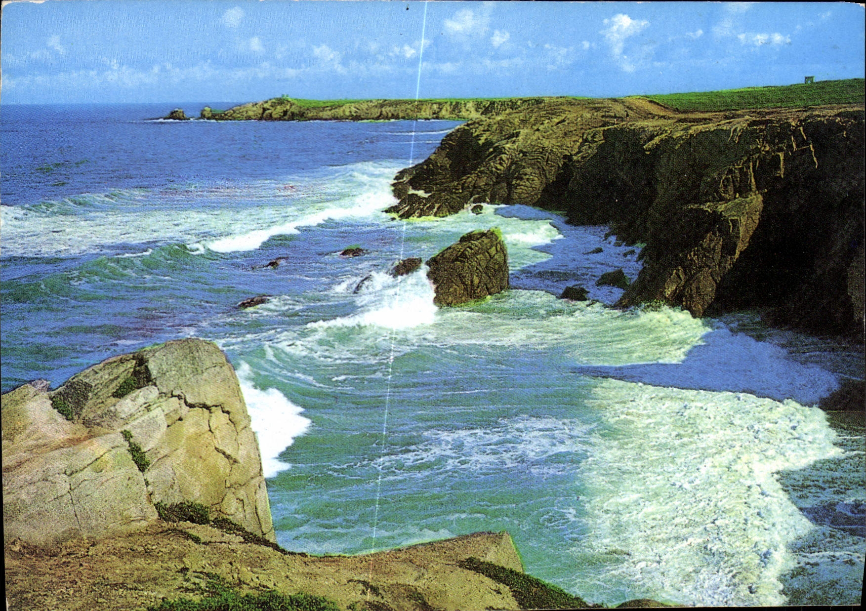 CPA La Mer la Vaste mer Console nos labeurs quel demon a dote la mer Rauque