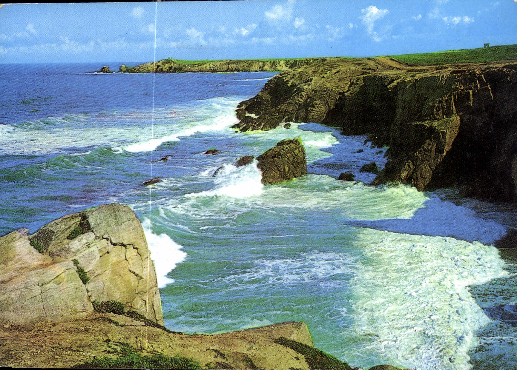 CPA La Mer la Vaste mer Console nos labeurs quel demon a dote la mer Rauque