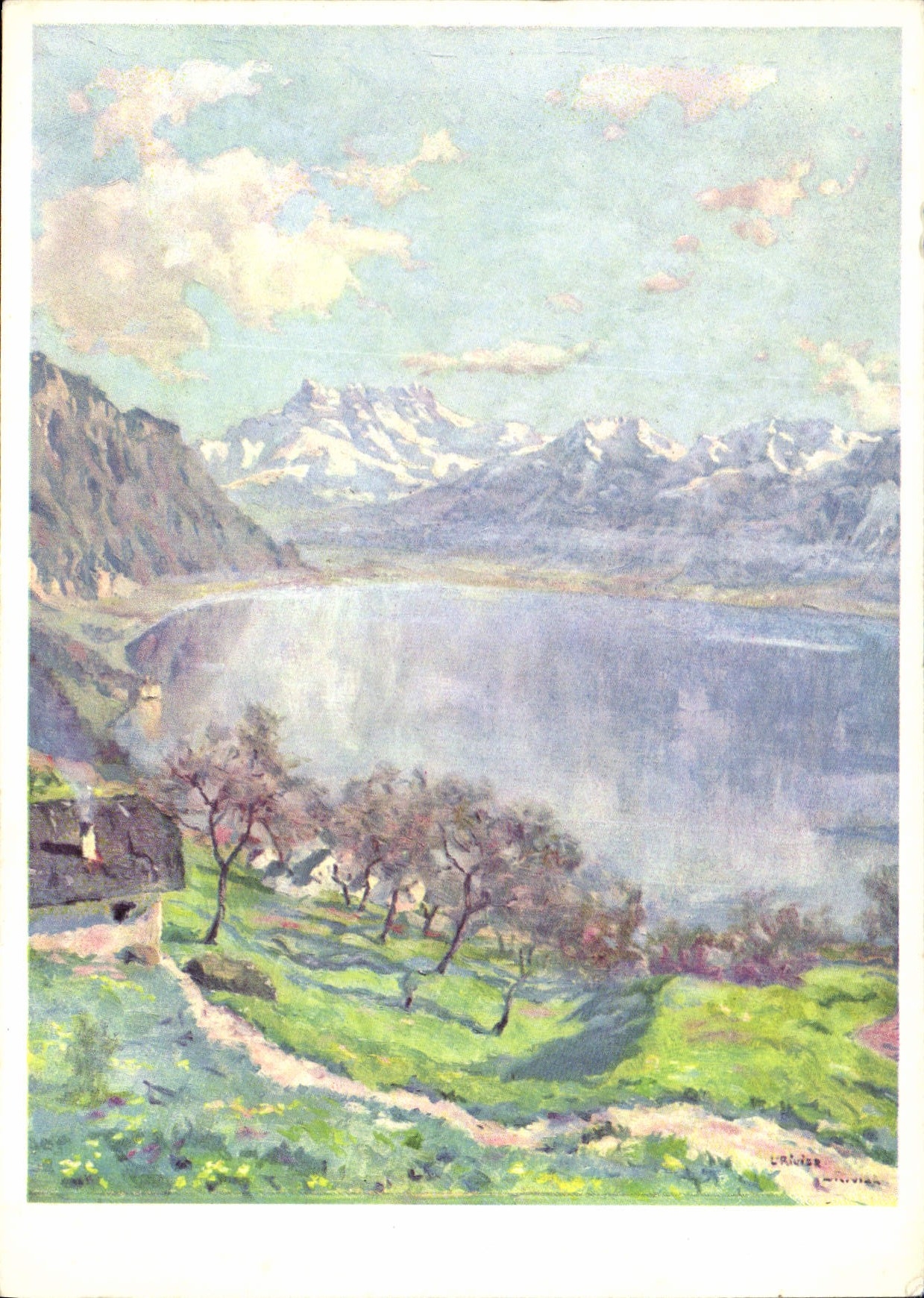 CPM La Pouponniere L'Abri Lausanne Oeuvre en Faveur de l'enfance