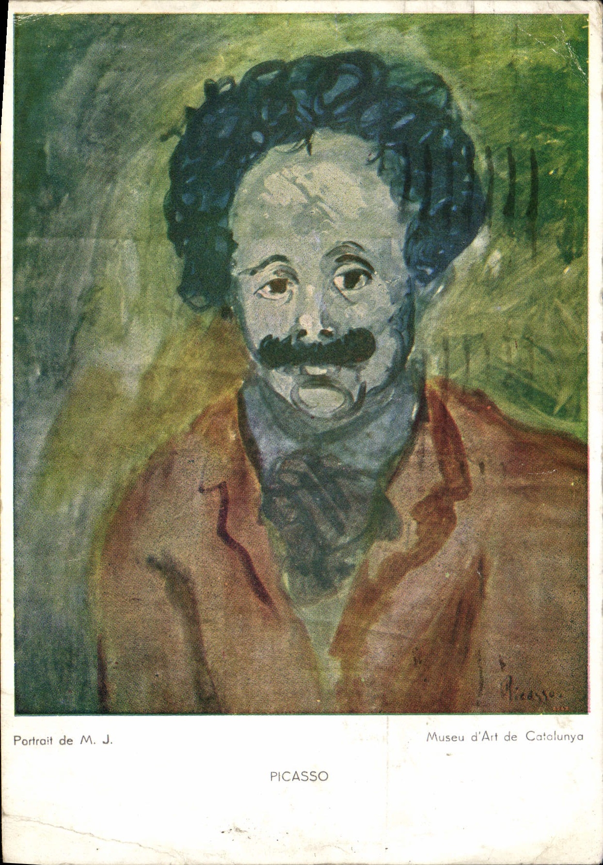CPM Portrait de M J Museu d'Art de Catalunya Picasso