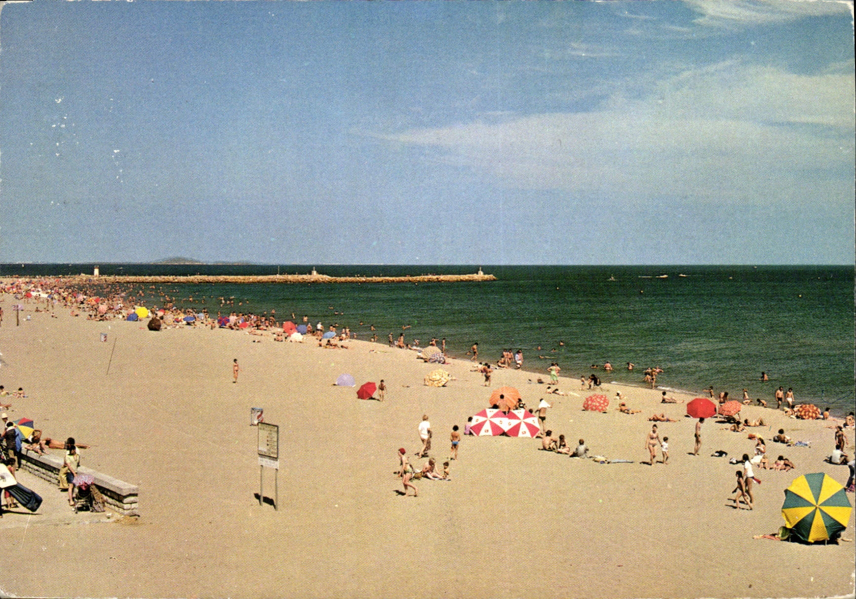 CPM Valras Plage Plage et Jetee 
