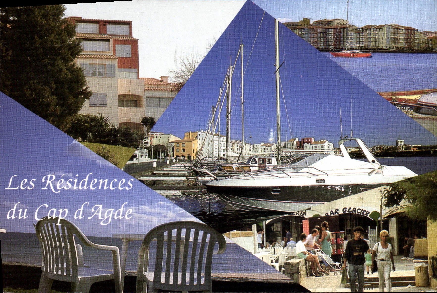 CPM Bureau Lagrande Geci Vacances Batiment les Roches rouges Rue des Vaisseaux Cap d'Agde