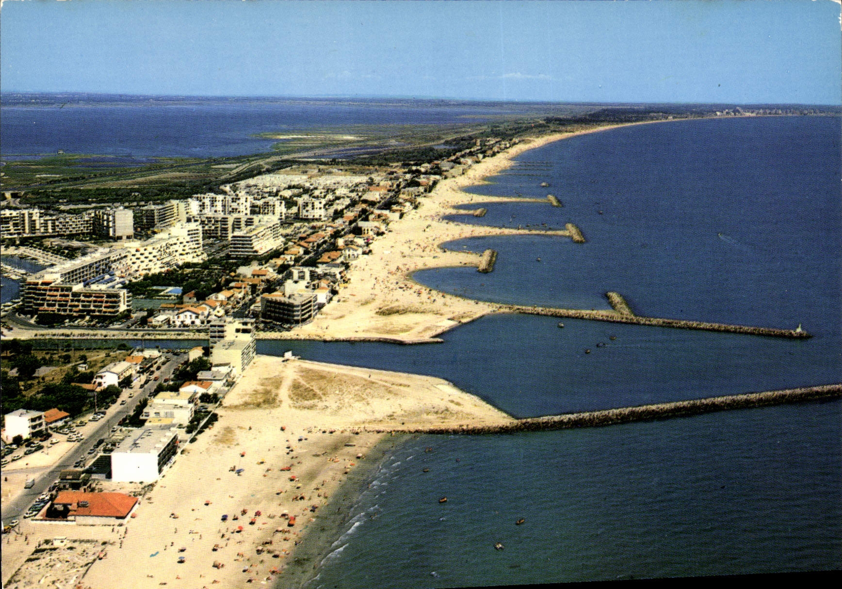 CPM Carnon Plage Herault vue aerienne