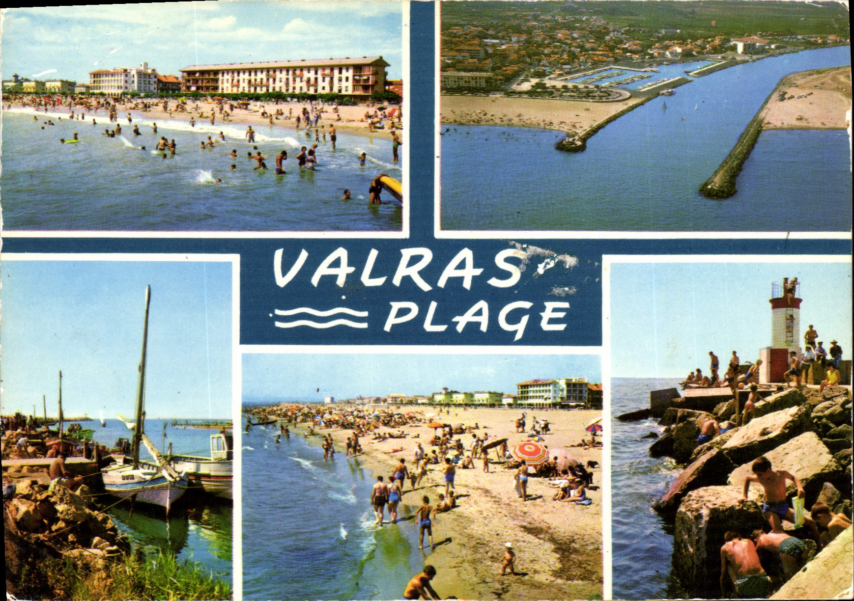 CPM Valras Plage Herault vues d'ensemble sur la Cite