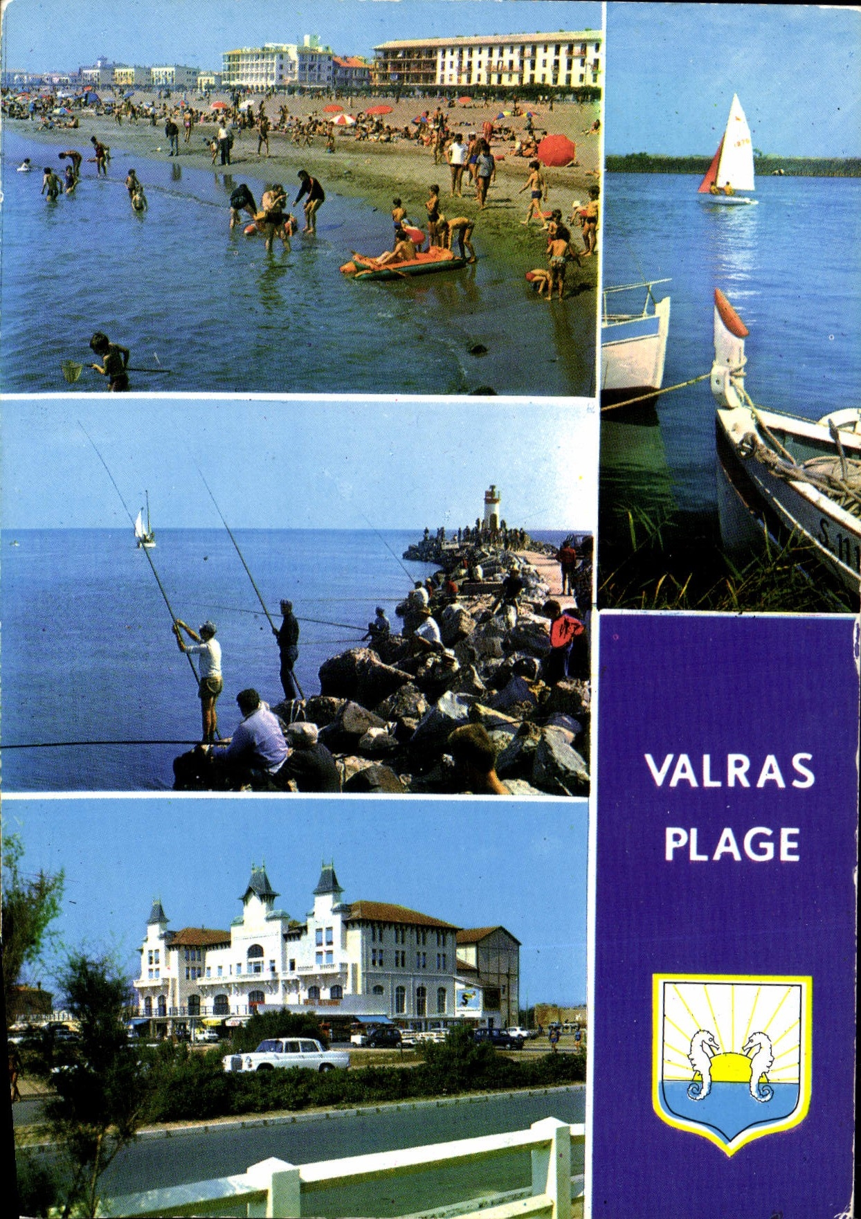 CPM Valras Plage Herault la Plage le Phare a l'embouchure de l'orb le Casino