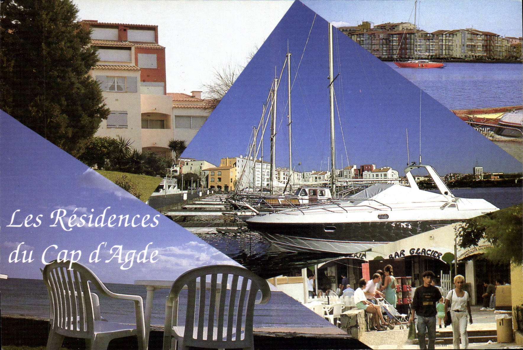 CPM Bureau Lagrange Geci Vacances Batiment les Roches rouges rue des Vaisseaux Cap d'Agde