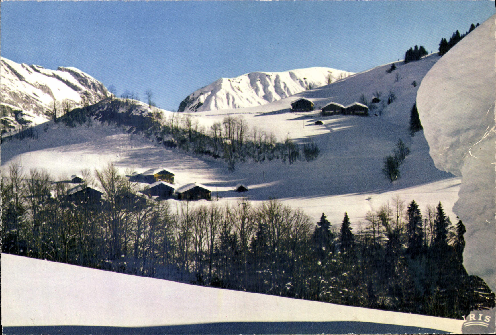 CPA Neige et soleil 