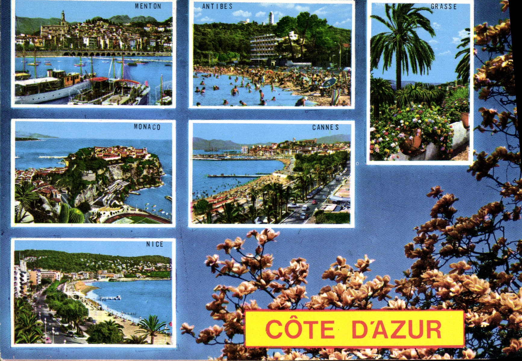CPA Souvenir de la Cote d'Azur 