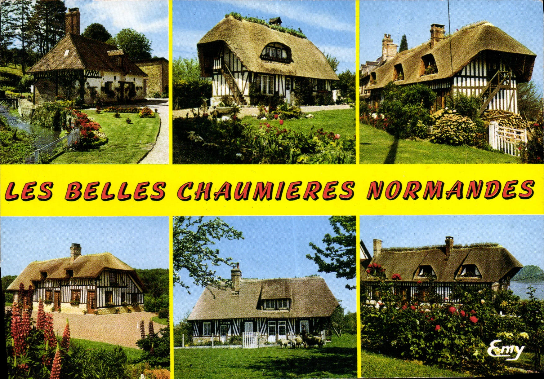 CPM Les Belles Chaumieres Normandes 