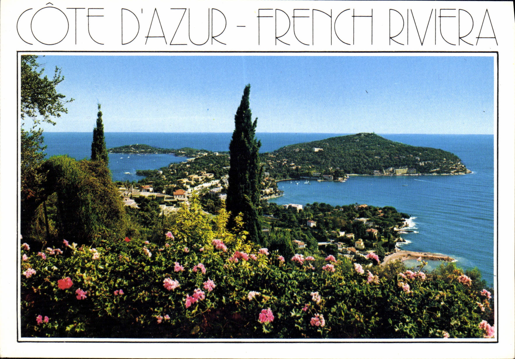 CPA Cote d'Azur French Riviera Vue pittoresque de la Cote d'Azur Le Cap Ferrat