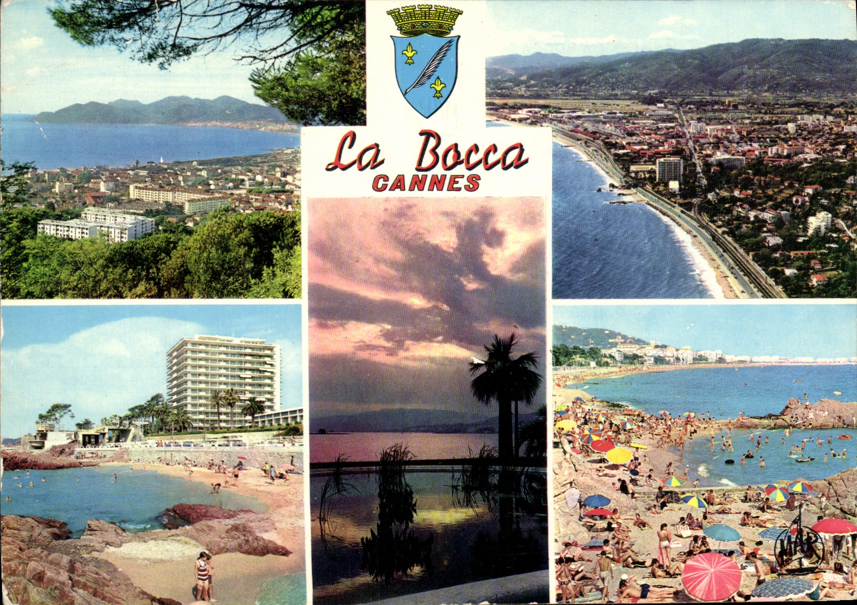 CPA La Cote d'Azur Cannes la Bocca vue generale 