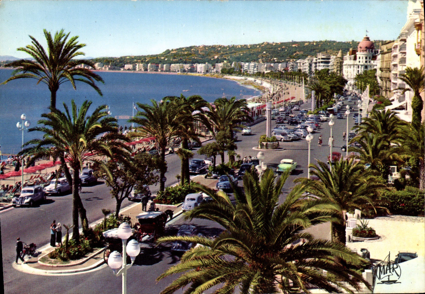 CPA La Cote d'Azur Nice 