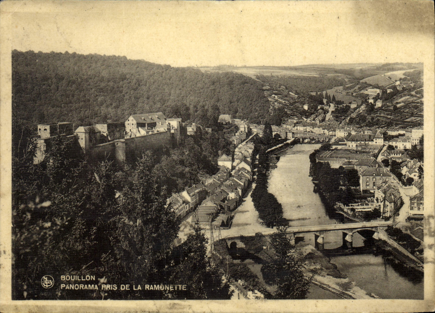 CPM Bouillon panorama pris de la Ramonette