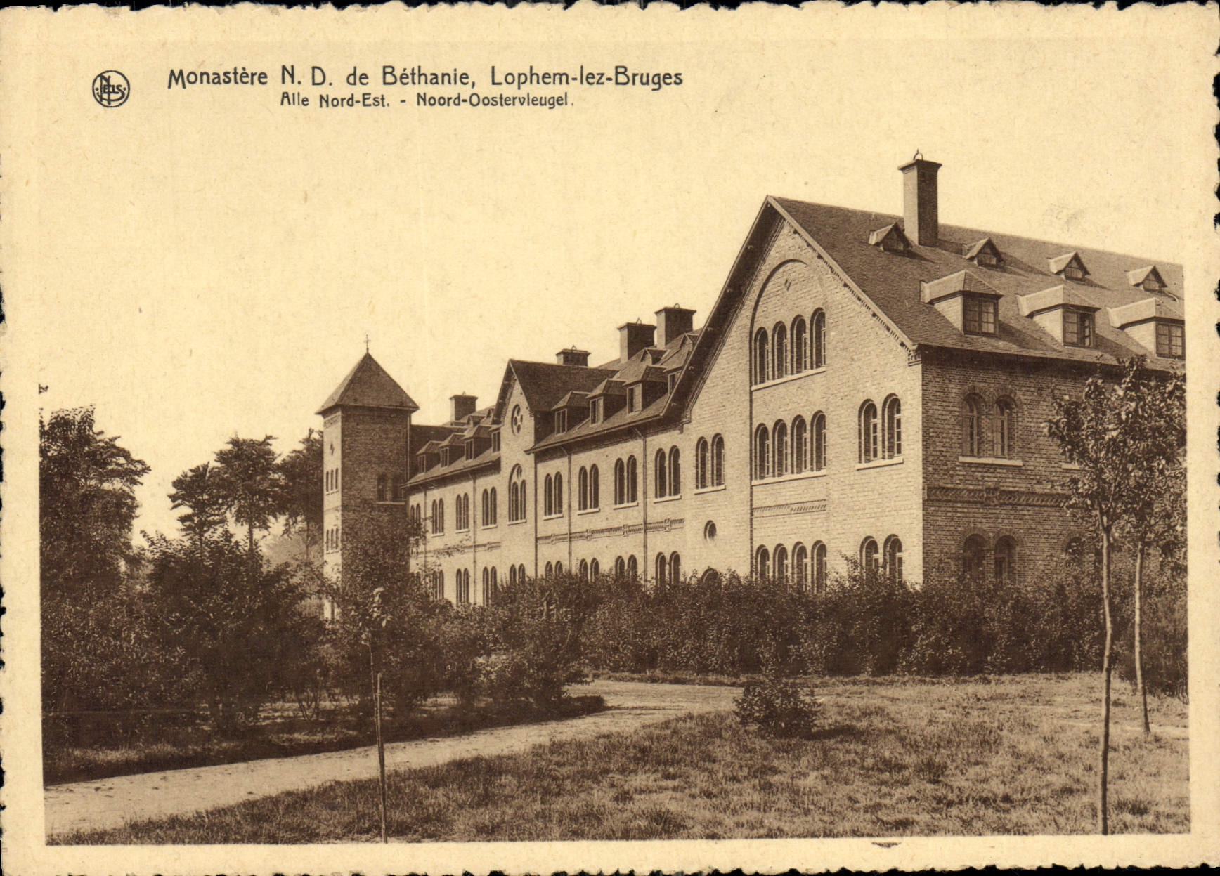 CPM Monastere N D de Bethanie Lophem lez Bruges Aile Nord Est