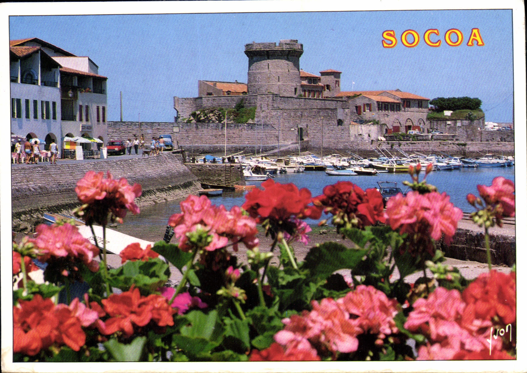 CPM Couleurs et lumiere de France Socoa Pyrenees Atlantique le Fort et e Port