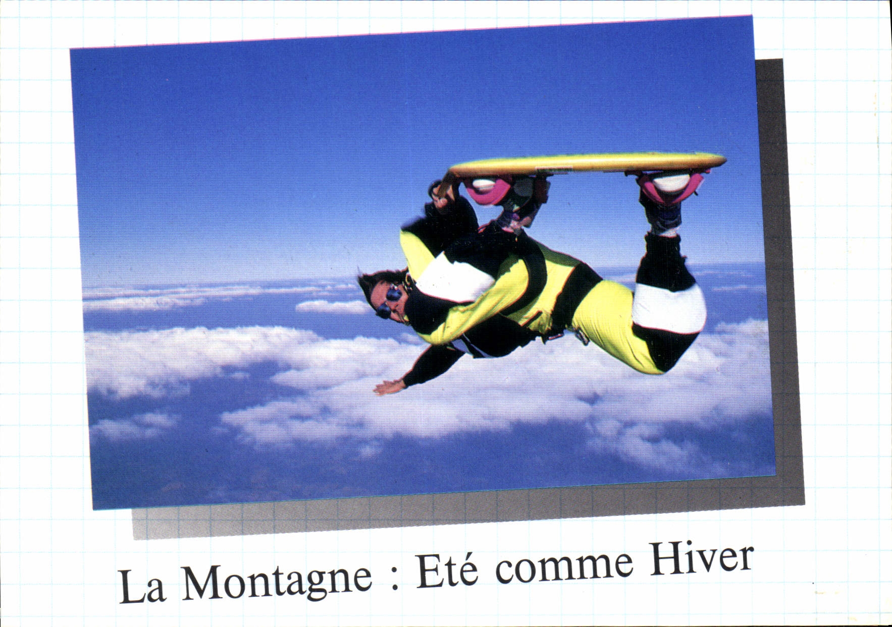 CPM La Montagne ete comme Hiver 