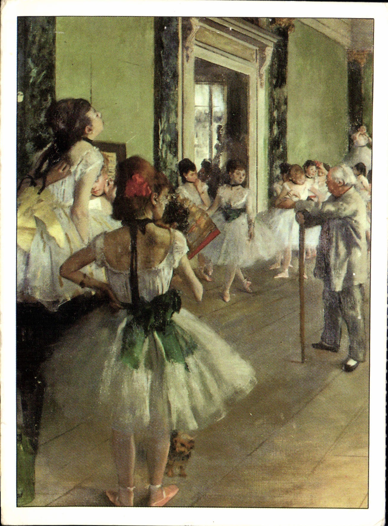 CPM La Classe de danse Paris musee du Louvre Jeu de Paume 