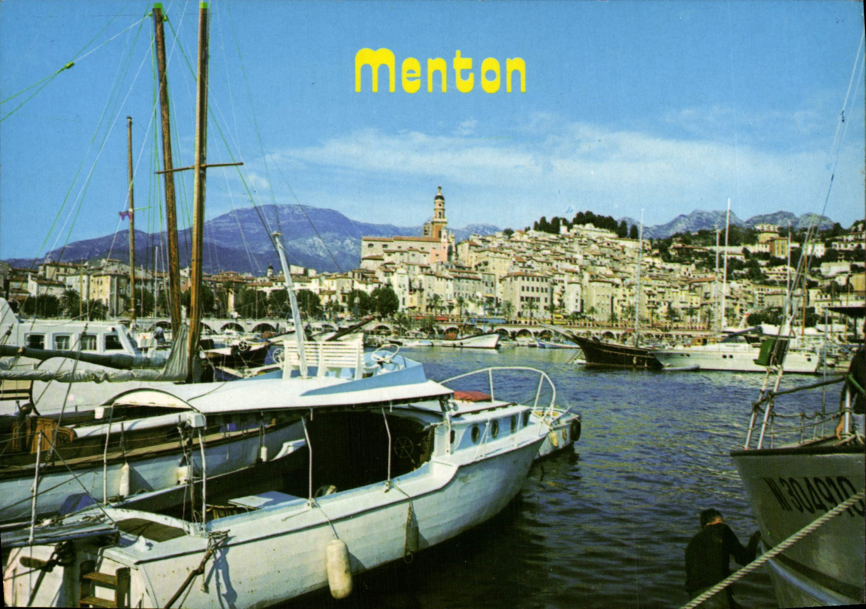 CPM Au Soleil de la Cote d'Azur Menton vue sur le Port 