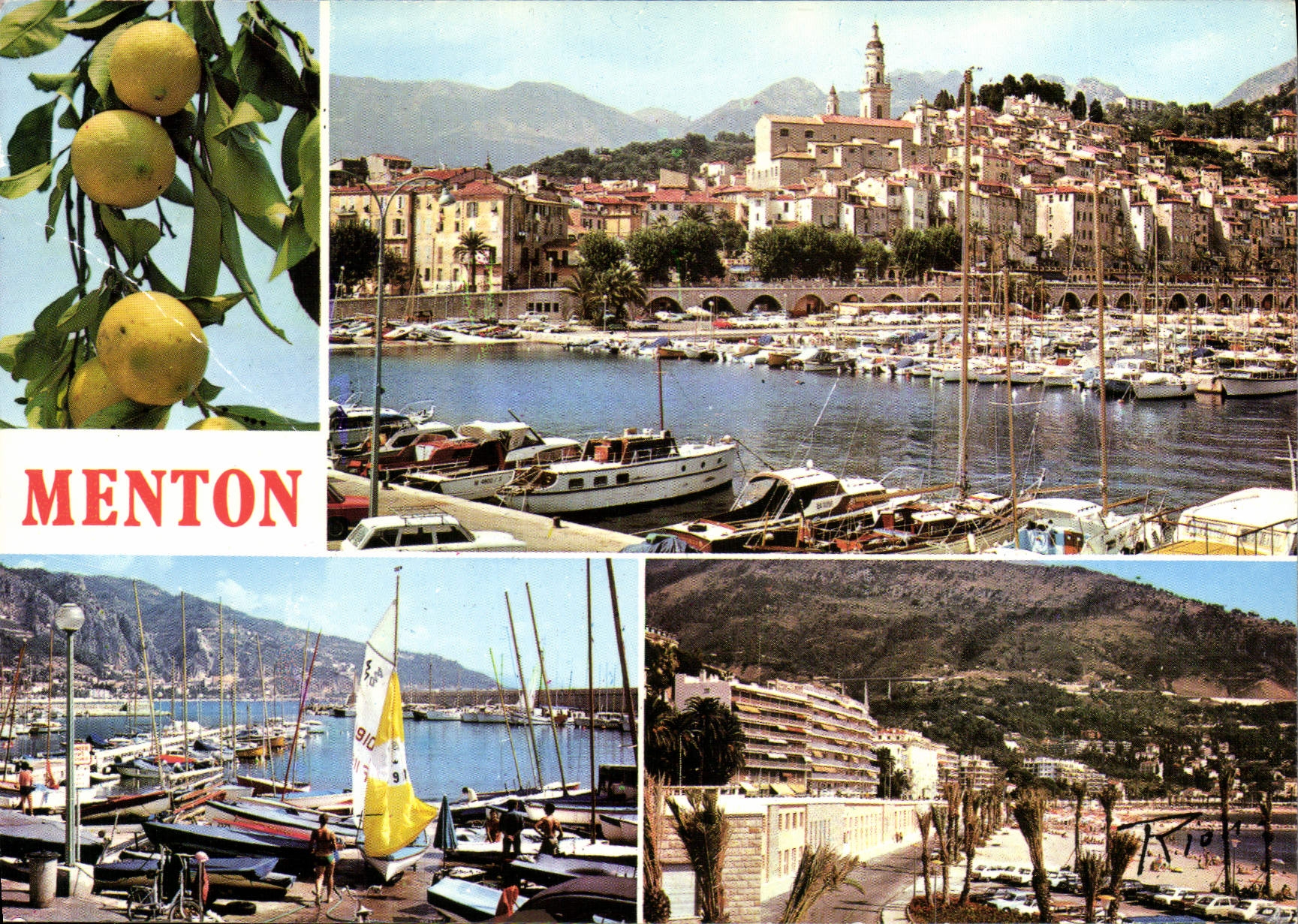 CPM La Cote d'Azur inoubliable Souvenir de Menton 