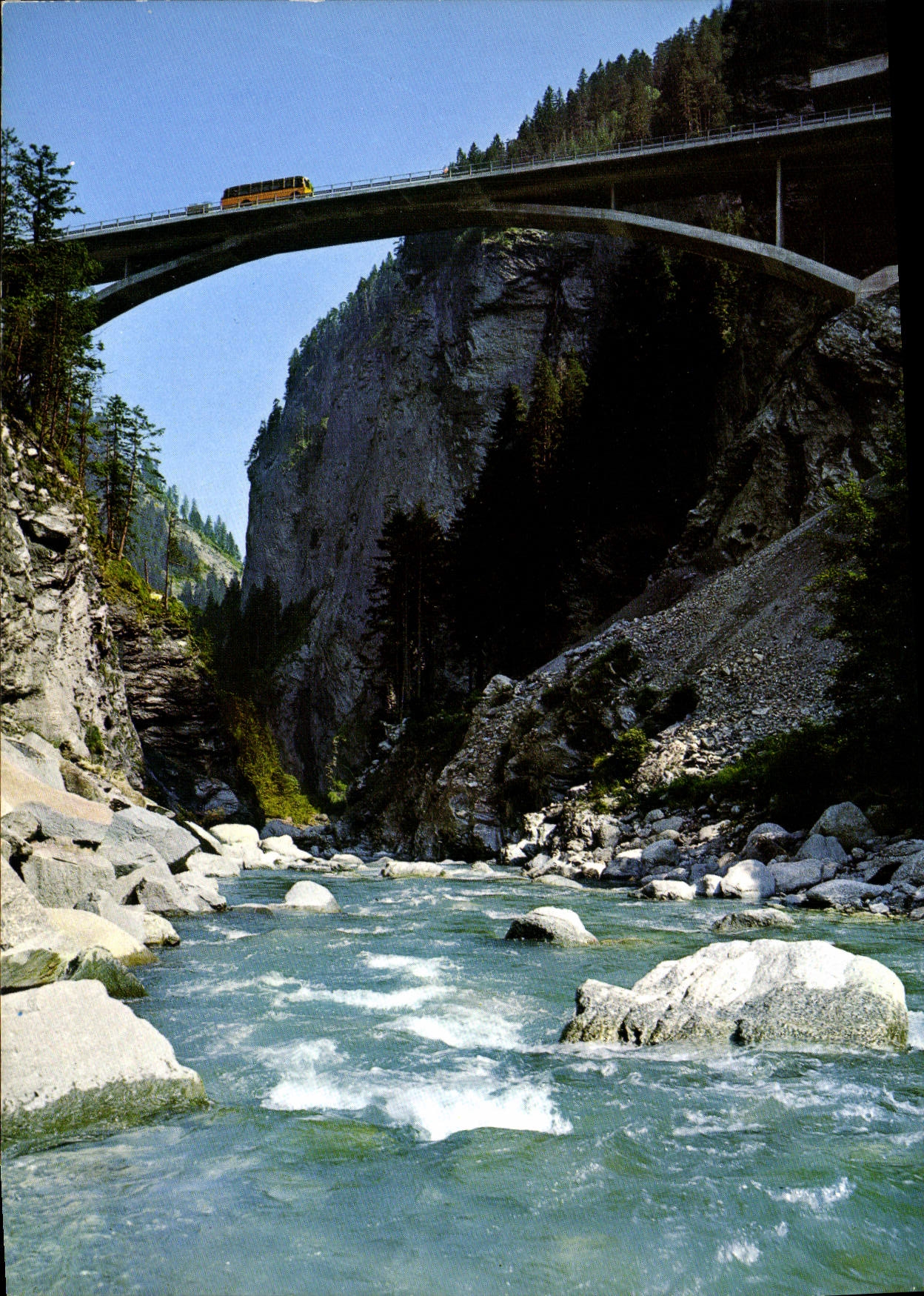 CPM Die San Bernardio Strasse in der Viamala Schlucht