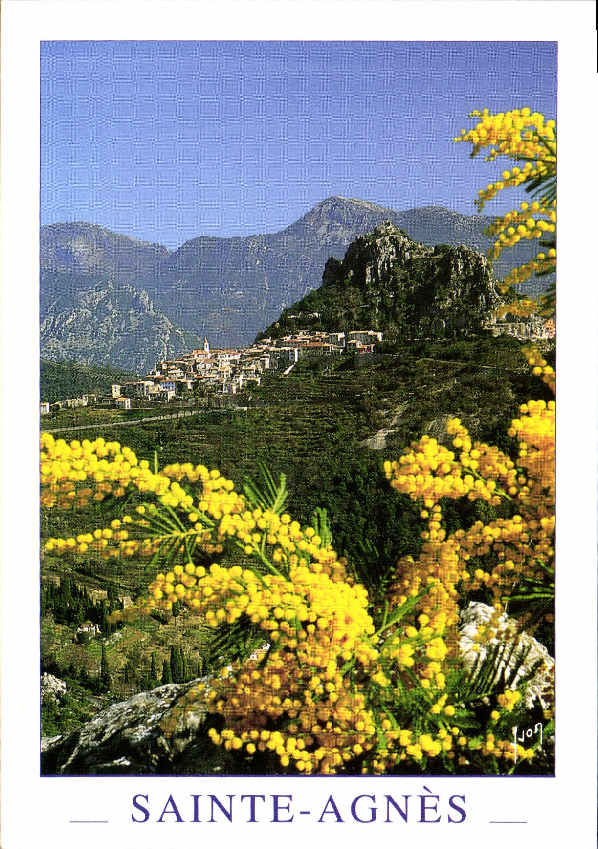 CPM Couleurs et lumiere de France Sainte Agnes Alpes Maritimes Vue generale 