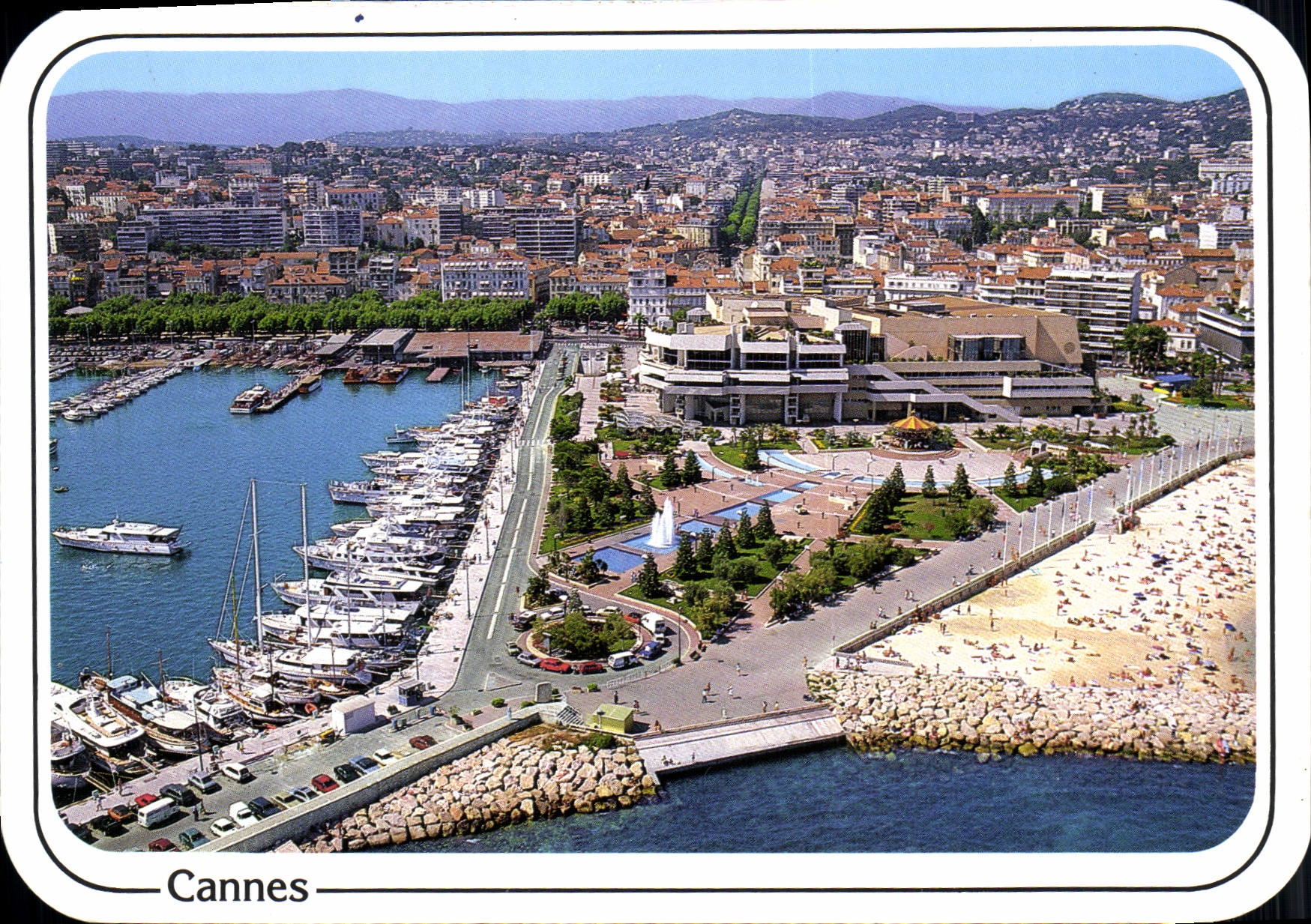 CPM Reflets de la Cote d'Azur vue aerienne Palais des Congres le Port 