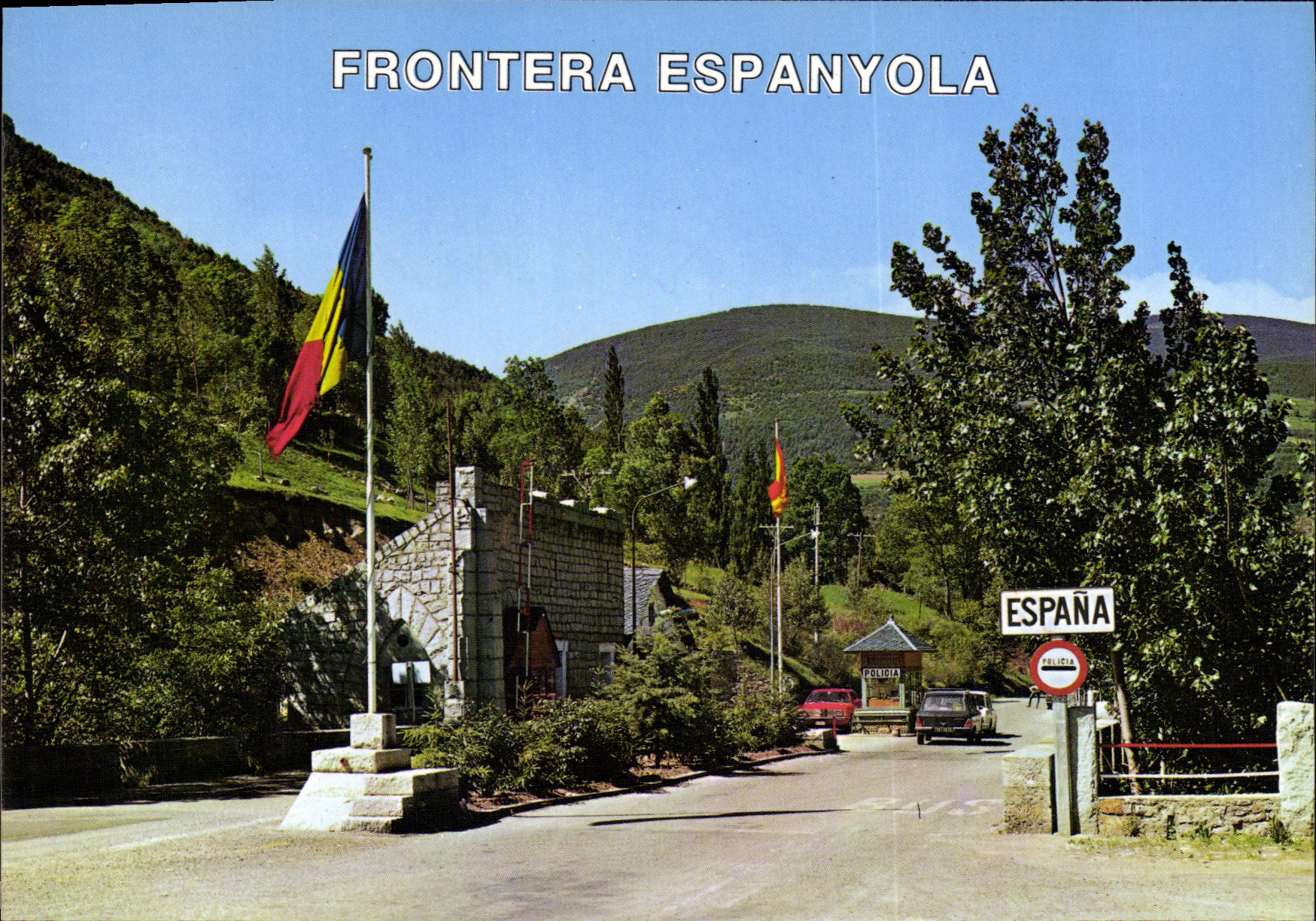 CPM Valls d'Andorra frontiere 