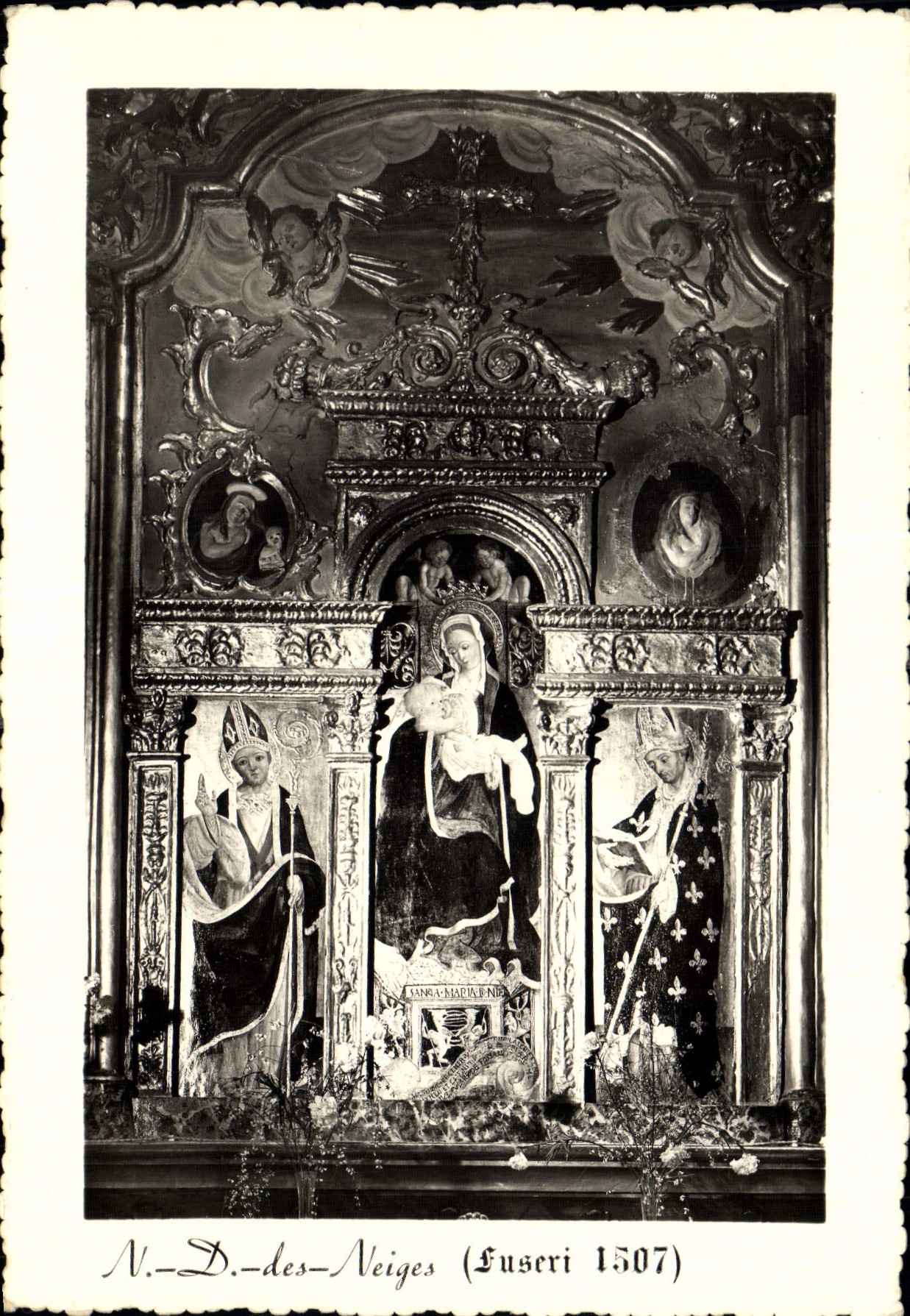 CPM La Brigue L'Eglise saint Martin Autel des Lascaris 