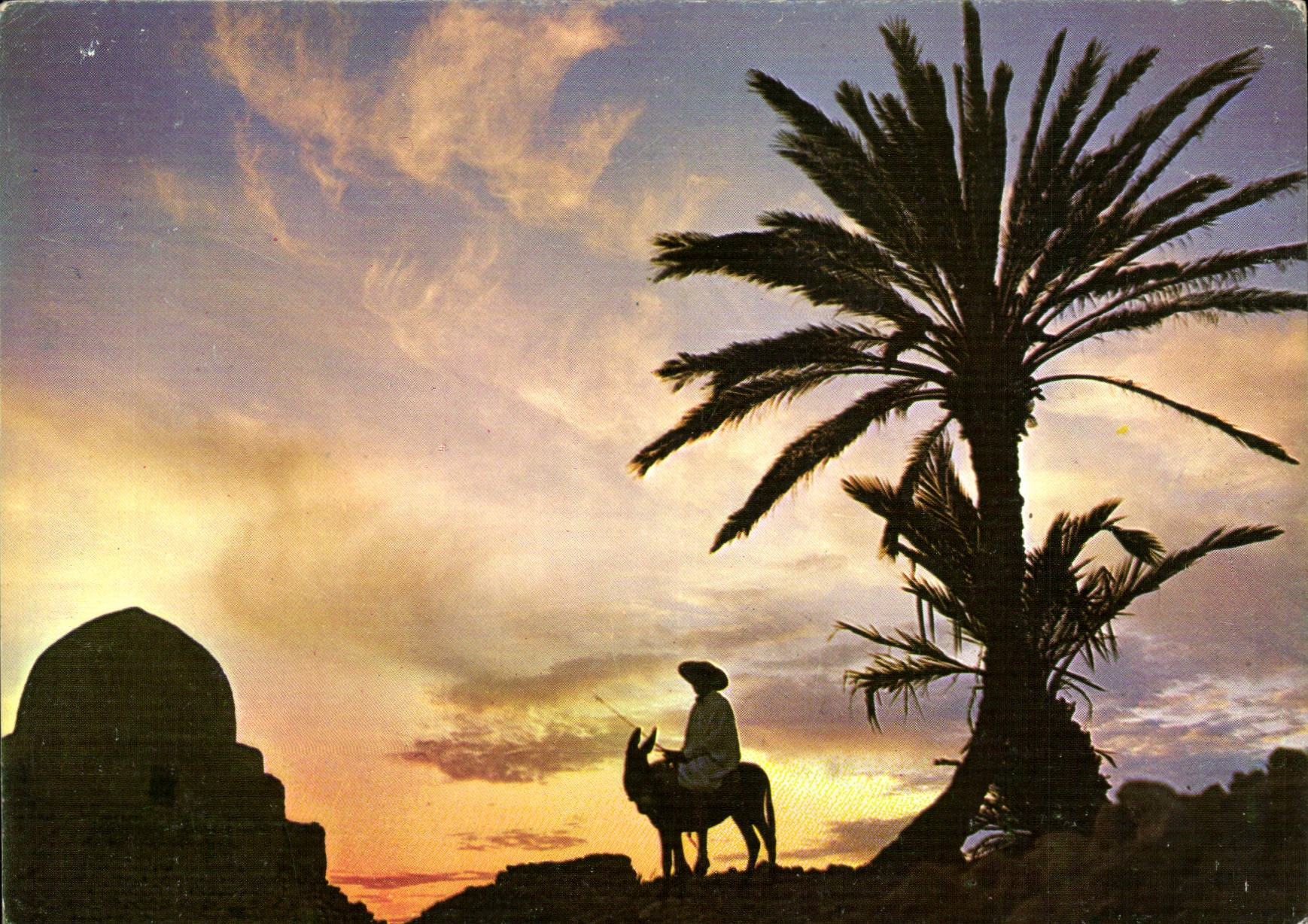 CPM Tunisie de Toujours Coucher de soleil 