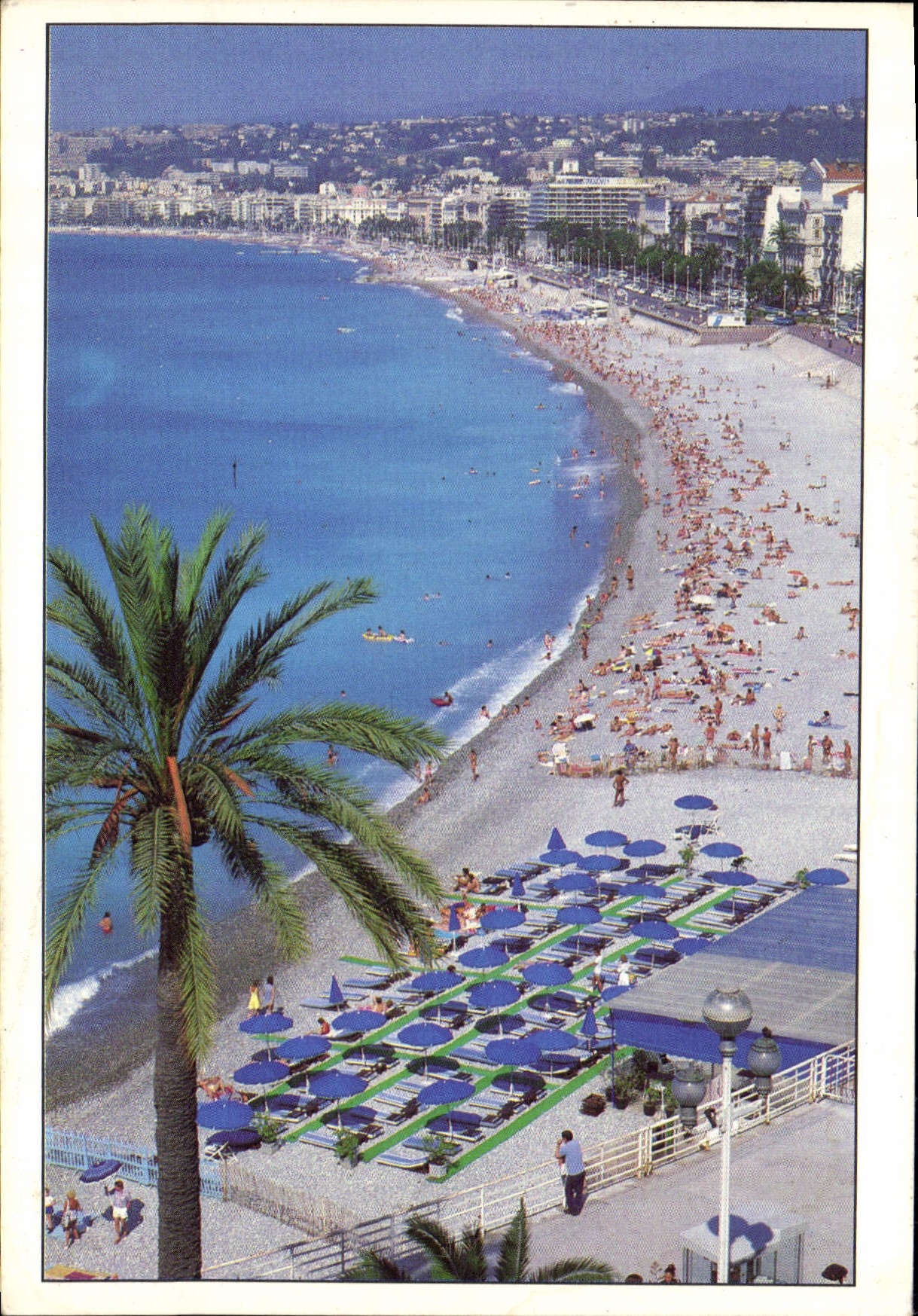 CPM Nice Promenade des Anglais la plage 