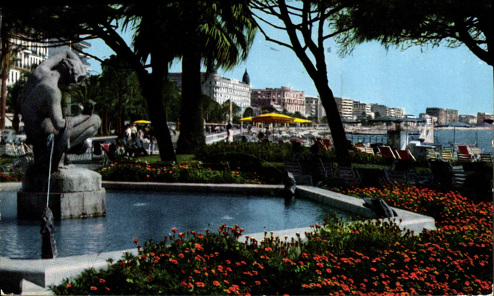 CPM Cote d'Azur Cannes Les Jardins et les hotels 