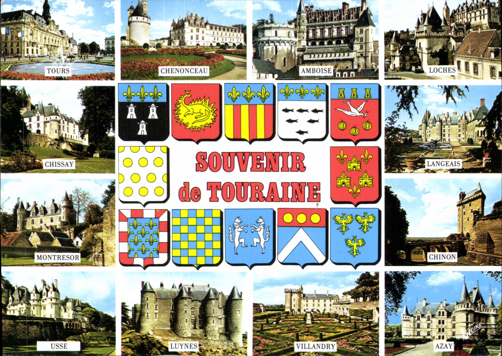 CPM Souvenir de Touraine 