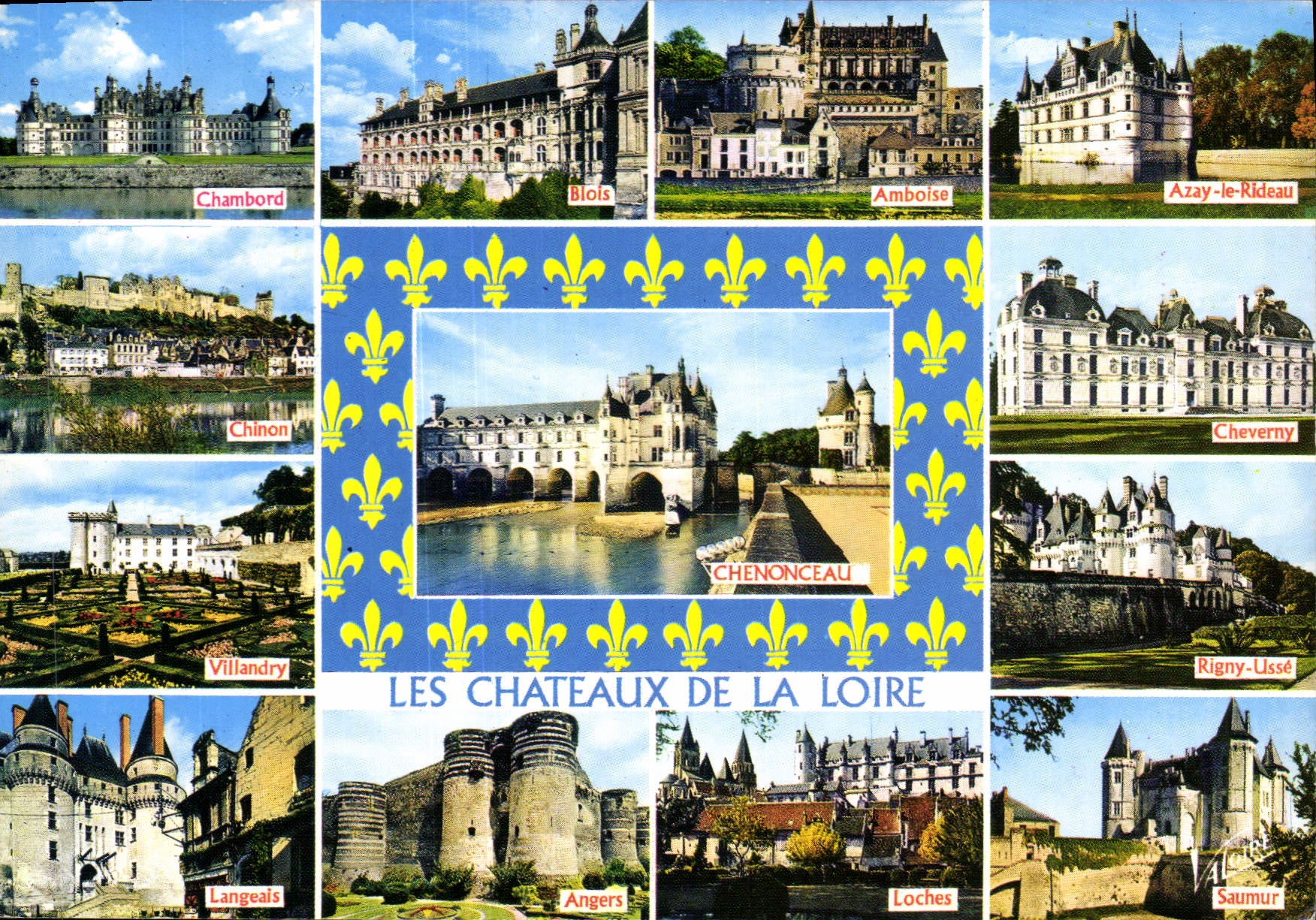 CPM Les Chateaux de la Loire 