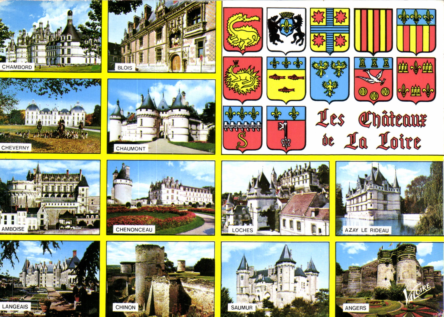 CPM Les Chateaux de la Loire 