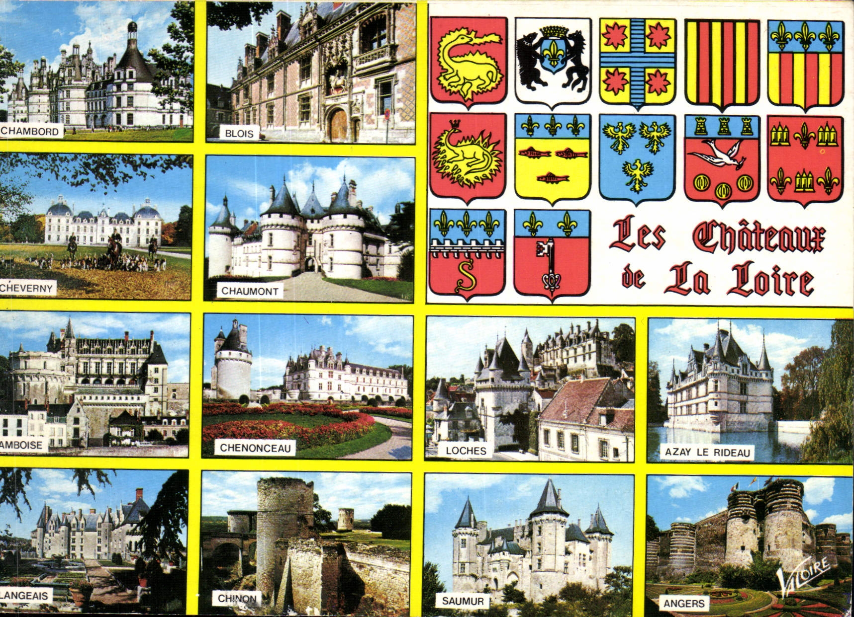 CPM Les Chateaux de la Loire 